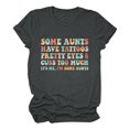 thumbnail image 2 of LSLJS Women's T-shirt Mode Col Rond Imprimé Short Sleeve Casual T-shirt Ample Tops, Cadeaux for Women, 2 of 6