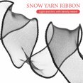 thumbnail image 2 of SHISUYAN 1 Rouleau Ruban en Fil de Neige DIY Ruban en Fil de Queue de Sirène Ruban de Mariage (35-45mm), 2 of 9