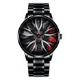 thumbnail image 4 of Montre Homme Mode Horloge Acier Inoxydable Décontractée Habillée Poignet Cristal Bijoux, 4 of 9