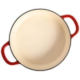 thumbnail image 4 of Crock-Pot Artisan 5 Qt Enameled Cast Iron Braiser Pan W/Lid, Scarlet Red, Round, 4 of 7