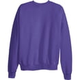 thumbnail image 4 of Hanes Mens EcoSmart Fleece Crewneck Sweatshirt, 3XL, Purple, 4 of 6