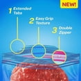 thumbnail image 4 of Ziploc® Freezer Bags with Double Zipper Seal, Extra Large, 10 Bags, 4 of 4