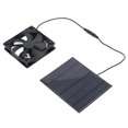 thumbnail image 4 of Solar Panel Powered Fan, Solar Exhaust Fan Eliminate Smell 3.5W 6V USB Voltage Regulator Effective  For Greenhouse, 4 of 8