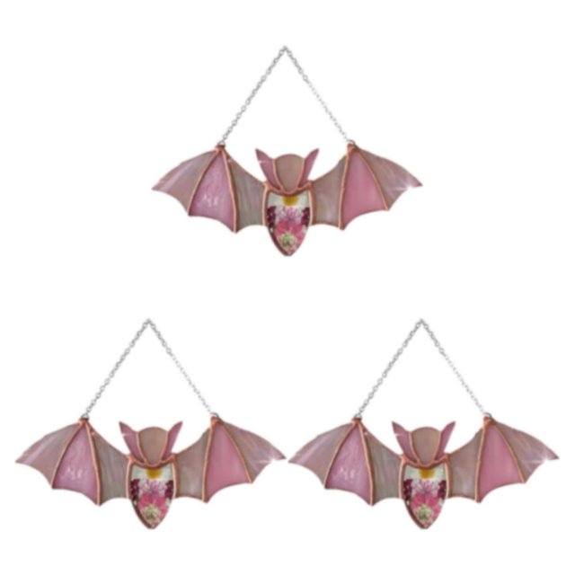 Transemion Practical Stained Glass Suncatcher - Widely Used Halloween Stained Decor Hanging A 3Set