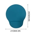 thumbnail image 3 of Gel Wrist Mouse Pad under $5! CQCYD Gel Wrist Support Mouse Pad, Ergonomic Gaming Mouse Mat with Cushion, Non-Slip Computer Desk Pad for PC Laptop Office, 3 of 5