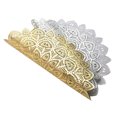 thumbnail image 3 of Xingzhi 4 Pcs Napperons Ronds Motif Queue de Paon Tapis en PVC Or Chaud Décoration de Table pour Noël Vacances Or, 3 of 6
