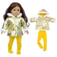 thumbnail image 3 of DPTALR Clothes For Baby Dolls 43 Cm Coat 18 Inch Girl Doll Down Jacket Doll Trouser, 3 of 7