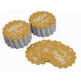 thumbnail image 3 of Inkdotpot 100 Pack Real Silver Foil Paper Tags Ready To Pop Baby Shower Favor Hang Tags, 3 of 6