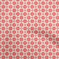 thumbnail image 1 of oneOone Cotton Flex Peach Fabric Asian Ornamental Tile Craft Projects Decor Fabric Printed By The Yard 40 Inch Wide, 1 of 4