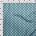 thumbnail image 3 of oneOone Cotton Poplin Medium Blue Fabric Geometric Sewing Craft Projects Fabric Prints By Yard 42 Inch Wide, 3 of 5