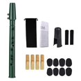 thumbnail image 4 of Wweixi Outil de Pratique de Saxophone de Poche Saxophone Portable pour Amateurs Enfants Blanc pour Débutant Vert 34x3cm, 4 of 6