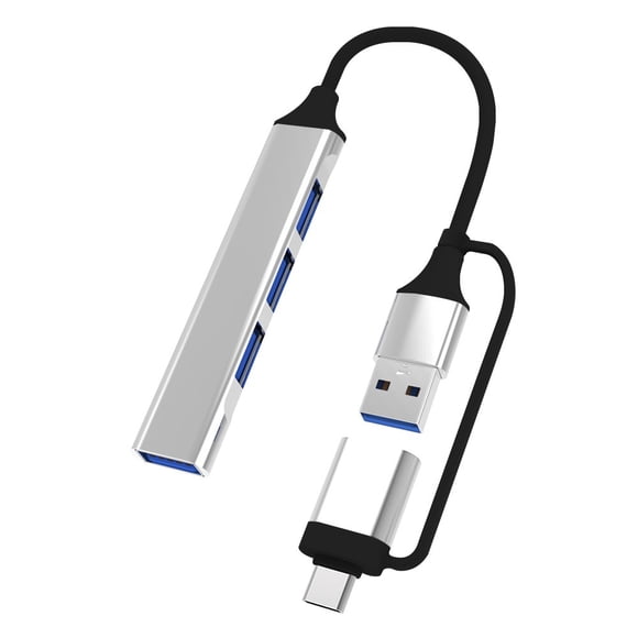 2 IN 1 HUB Universal Compact Mini Docking Station PD High Speed USB Hub for Computer Accessories ,Easy to Use