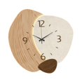 thumbnail image 2 of Lipstore Horloge Murale 3 Niveaux d'Éclairage Réglables pour Chambre Restaurant Bureau, 2 of 8