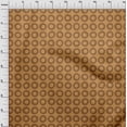thumbnail image 4 of oneOone Velvet Tawny Brown Fabric Geometric Sewing Material Print Fabric By The Yard 58 Inch Wide, 4 of 5