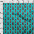 thumbnail image 2 of oneOone Georgette Viscose Fabric Leaves|Floral & Paisley Block Printed Craft Fabric BTY 42 Inch Wide, 2 of 4
