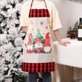 thumbnail image 4 of Kitchen Apron Sleeve 1Pcs Christmas Apron Funny Cartoon Apron Style Christmas Santa Snowman Christmas Dinner Party Cooking Baking Barbecue Crafting House Cleaning Kitchen, Kitchen Apron Sleeve, 4 of 4