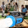 thumbnail image 1 of TopLLC Portable Solar Bluetooth Speakers, Wireless Outdoor Speaker With Subwoofer, Deep Bass Large Powerful Stereo Speaker With Power Bank on Clearance, 1 of 7