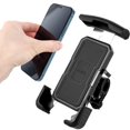 thumbnail image 1 of Motorcycle Phone Mount 360° Rotatable Bike Phone Holder Handlebar Cell Phone Cradle for 4-7 Inch Cellphones, 1 of 9