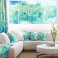 thumbnail image 1 of Fleurs Nature Montagne Bleu Clair - Impression sur Toile Florale, 1 of 3