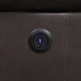 thumbnail image 3 of CorLiving Plush Power Reclining Bonded Leather Recliner with USB Port, 3 of 9