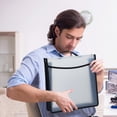 thumbnail image 4 of Thickened Edging A3 Artwork Storage Bag Watertight Office Folder Storage Bag Exam Paper Storage Bag, 4 of 6
