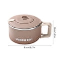 thumbnail image 3 of Ovzne Stainless Steel Lunch Box Bento Lunch Box For Adults And Students Reusable Lunch Box Insulated Lunch Containers With Phone Stand On Clearance, 3 of 6