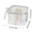 thumbnail image 3 of Dvkptbk Kitchen Spice Jar Organizer Glacier Pattern Seasoning Jar Household Seasoning Condiments Msg Seasoning Box Shaker Kitchen Seasoning Jar Storage Box Organization and Storage, 3 of 6