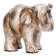 thumbnail image 3 of Éléphant Figurine Décoration d'Éléphant Statue Ornements d'Éléphant Statue d'Animal Décoration Figurine Statue d'Éléphant Résine Synthétique Style Rétro Finition Exquise Élégant Mignon Éléphant, 3 of 8