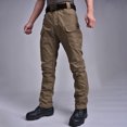 thumbnail image 1 of Lenago Shorts Cargo Grande Taille Salopettes Homme Automne Extérieur Multi-Poches Résistant à l'Usure Ajusté Extensible Pantalons Cargo en Liquidation, 1 of 3