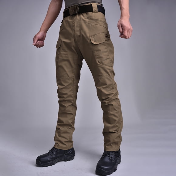 cllios Mens Cargo Pants Big and Tall Multi Pockets Pants Work Work Pants Breathable Travel Cargo Pants