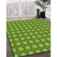 thumbnail image 3 of Ahgly Company Tapis de Zone Carré Vert Transitionnel Lavable en Machine, 7 Pieds Carré, 3 of 7