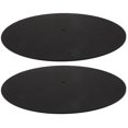 thumbnail image 1 of 2pcs Record Platter Mats Vinyl Record Player Felt Mat Phonograph Turntable Accessories, 1 of 9