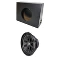 thumbnail image 1 of KICKER Universel Régulier Standard Cab Truck Comp C12 Simple 12 Pouces Rhino Coated Sub Box Enclosure - Final 4 Ohm, 1 of 5