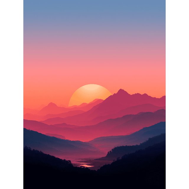 Qisvanset Vibrant Forest Path Canvas Print 12x16 Inch Hotel Decor