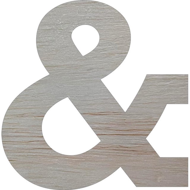 Wooden Block Letters, Unfinished 4'' Rockwell &, Craft