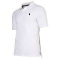 thumbnail image 2 of U.S. POLO ASSN. men's POLO - piqué, logo Brodé, Coton Extensible Blanc 3TG (XXX-Grand), 2 of 3