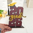 thumbnail image 1 of 2026 Graduation Season Wooden Tabletop Holiday Decorative Ornament Graduation Season Gift, 1 of 7