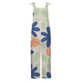 thumbnail image 4 of Birdeem Women Ladies Printed Summer Sleeveless Backless Loose Long Playsuits Rompers Jumpsuit, 4 of 6