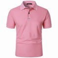 thumbnail image 4 of asjyhkr Golf Shirts for Men Quick drying Performance Short Sleeve Moisture-Wicking Workout Collared Shirts, 4 of 5