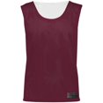 thumbnail image 1 of ASI 9717.380.XL Adult Mesh Reversible Pinnie Top, Maroon & White - Extra Large, 1 of 1