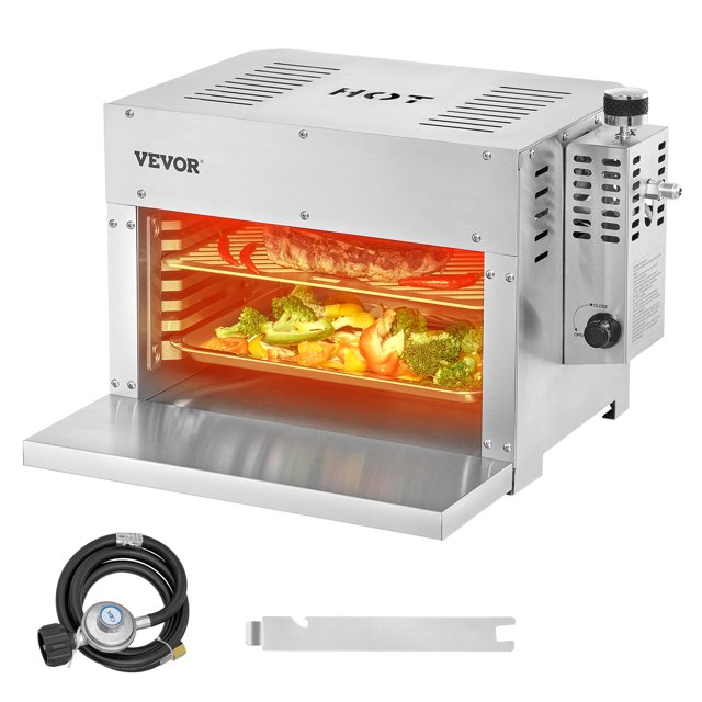 VEVOR Gril à Steak au Propane 1500°F Portable Infrarouge pour Barbecue Extérieur