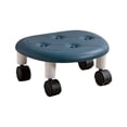thumbnail image 4 of Tabouret à Roulettes Bas Robuste Portable Tabouret à Chaussures Siège Bibliothèque Cuisine Garage Bleu, 4 of 8