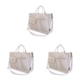 thumbnail image 4 of Youkk Sac de Collège Sac de Voyage Restez Organisé et à la Mode en Déplacement Sangle Réglable beige 3ensemble, 4 of 6