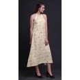 thumbnail image 3 of Bimba Robe Teinture sur Nœuds Décontractée Longue Dos Nu à Col Licou pour Femme Robe de Plage Imprimée - Xxx-Grand, 3 of 6
