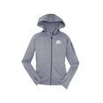 thumbnail image 1 of Gravity Outdoor Co. Veste à Capuche en Polaire pour Femmes - Logo Blanc - Chiné - L, 1 of 1
