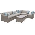 thumbnail image 1 of Coast Ensemble de Meubles de Patio en Osier d'Extérieur 7 Pcs 07b, 1 of 2