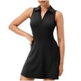 thumbnail image 1 of HaiMao Robe de Tennis pour Femmes en Liquidation, Robes Athlétiques de Golf Robe d'Exercice d'Entraînement Noire TTG(TTG), 1 of 5
