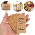 thumbnail image 2 of 100pcs Kraft Paper Gift Tags Gift Wrapping Labels Wedding Birthday Party Gift Wrapping Crafts, 2 of 8
