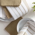 thumbnail image 3 of Lot de 6 torchons à vaisselle en coton Fouta Stripe, 3 of 5