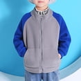 thumbnail image 2 of TZEWGL Full Zip Polar Fleece Jacket For Child Long Sleeve Crew Neck Coat For Kids size 11-12T, 2 of 4